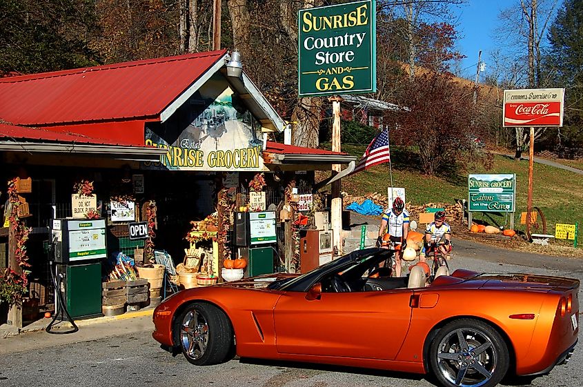 Sunrise Grocery in Blairsville, Georgia.