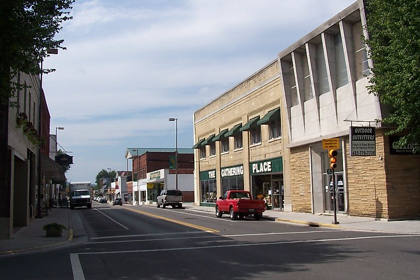 Downtown Dayton, Tennessee.