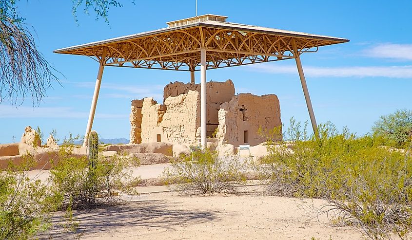 Casa Grande Ruins National Monument in Arizona.