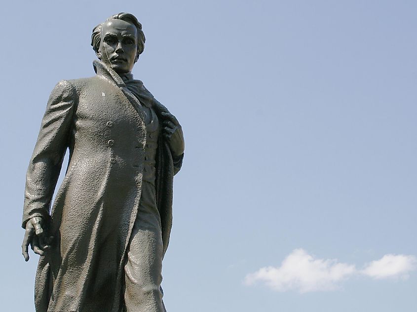 Statue of Taras Shevchenko, 19th century Ukrainian poet