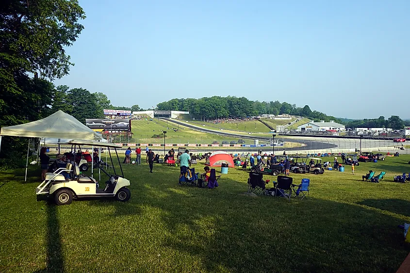 Road America racing track in Elkhart Lake, Wisconsin