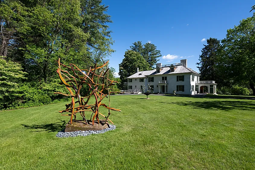 Chesterwood gallery in Stockbridge, Massachusetts, home and studio of Daniel Chester French, sculptor of the Lincoln Memorial statue.