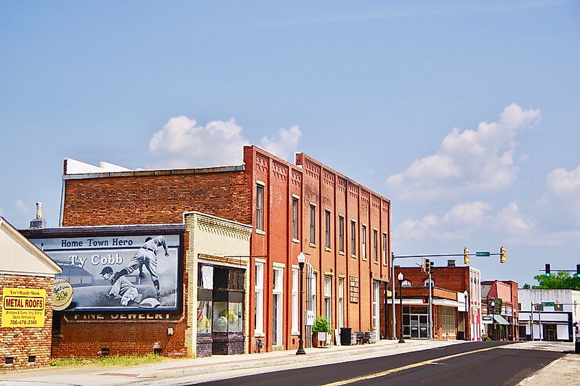 Businesses in Royston, Georgia.
