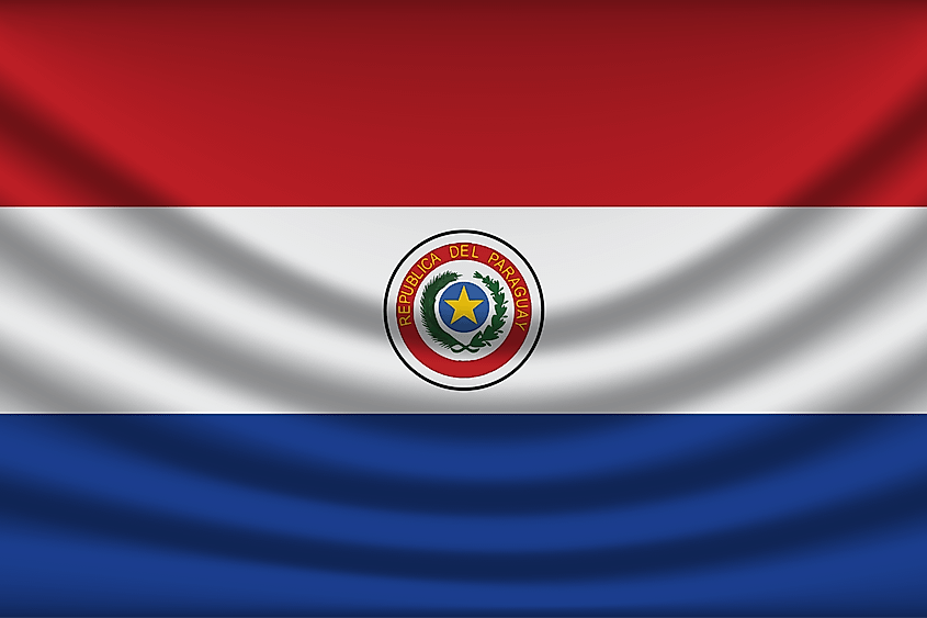 National flag of Paraguay