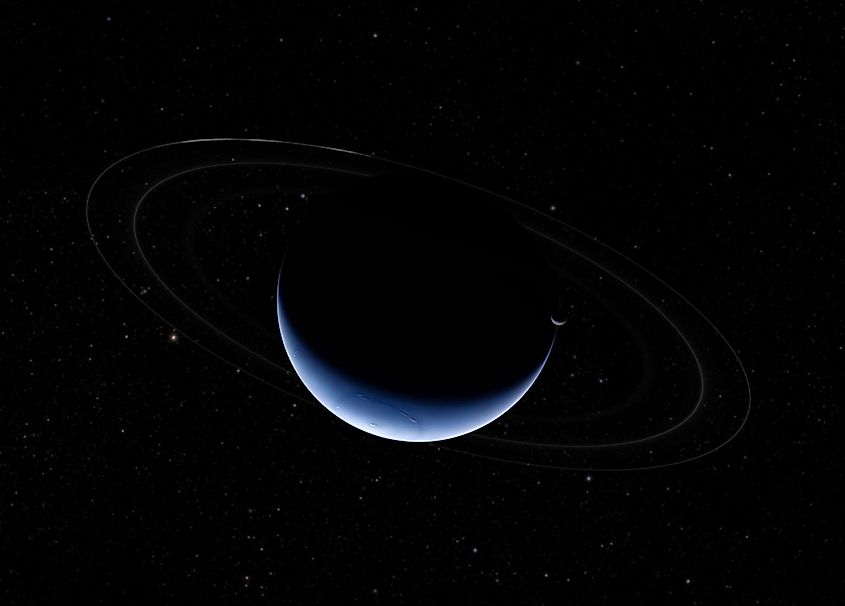 Neptune and its rings