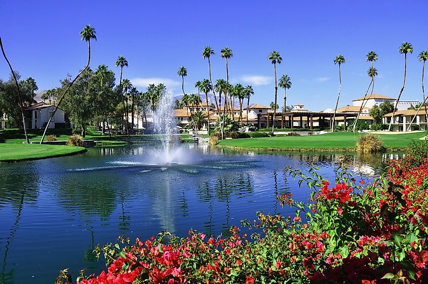 View of Golf Resort in Palm Springs California