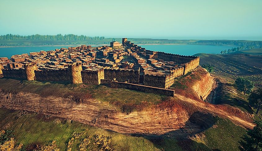 Digital reconstruction of Iberian Ullastret.