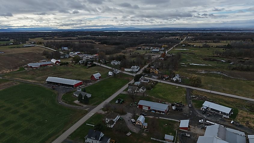 Grand Isle, VT, from the east. 