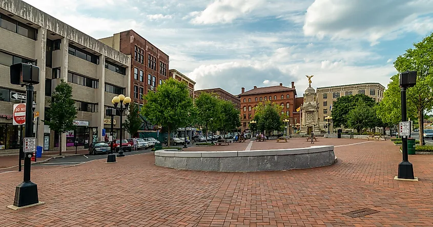 Central Park, Downtown New Britain, Connecticut