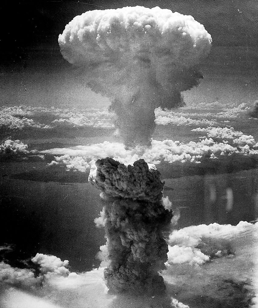 The atomic bombing of Nagasaki on August 9, 1945