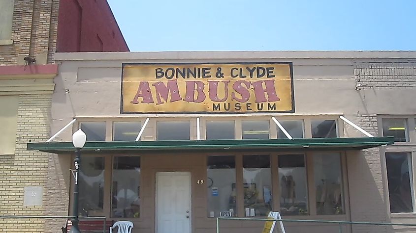 The Bonnie and Clyde Ambush Museum in Gibsland, Louisiana.
