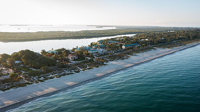 A quiet and calm Captiva Beach sunrise on the Gulf of Mexico