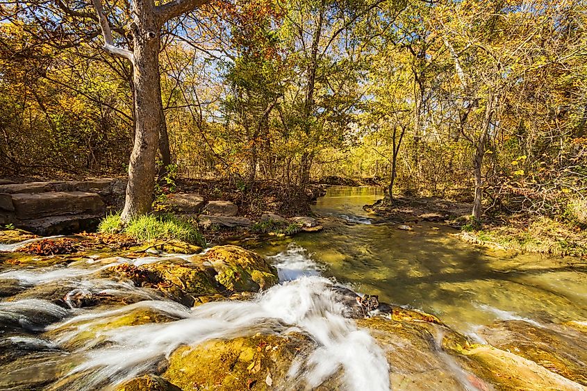 Little Niagara Falls in the Chickasaw National Recreation Area.