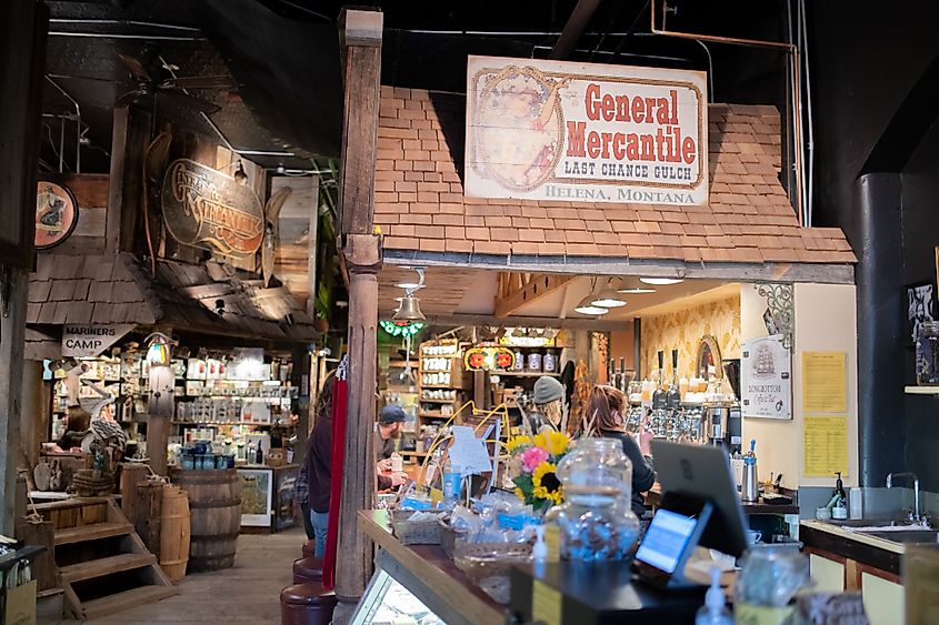 A general store in Helena, Montana