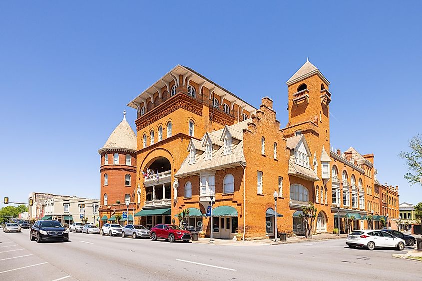The Historic District in Americus, Georgia.