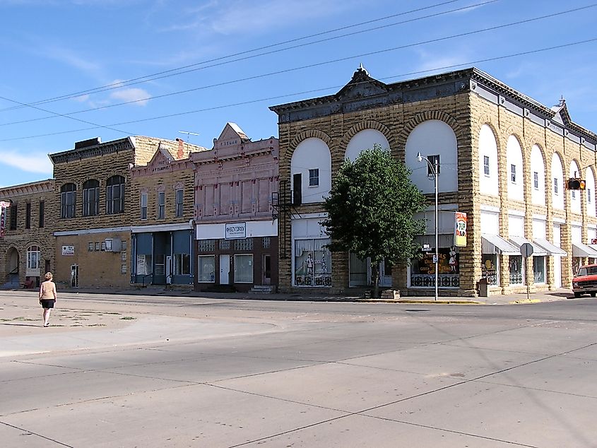 A scene from Wilson, Kansas.