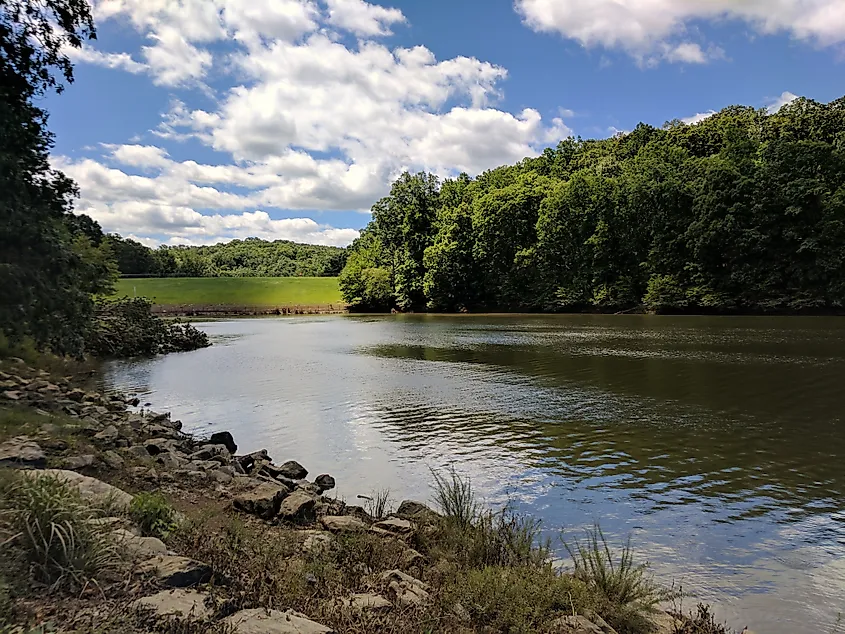 Lake Needwood in Rock Creek Regional Park, Maryland.