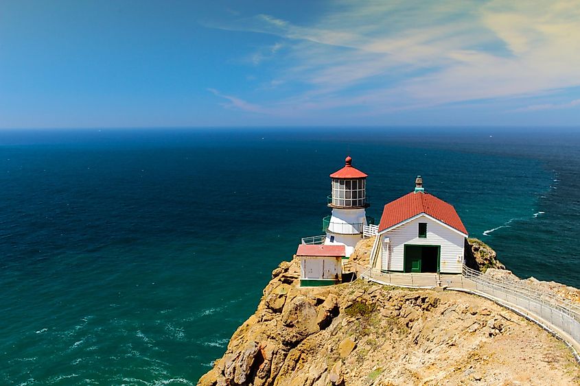Point Reyes Lighthouse in Point Reyes, California.