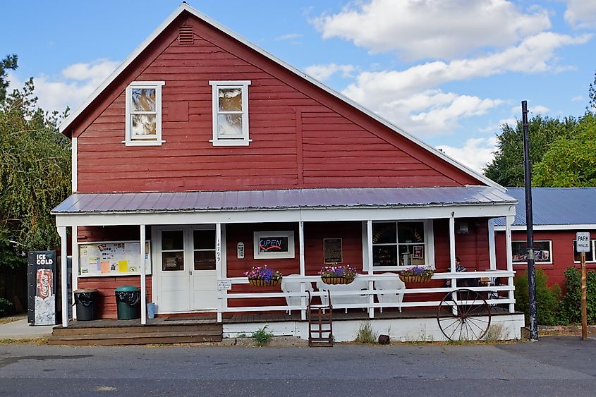 The Markleeville General Store in Markleeville, California.