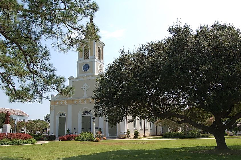 St. Martin of Tours Catholic Church in Saint Martinsville, Louisiana.