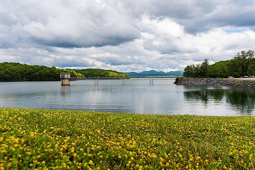 Great view of Blue Ridge Lake, Georgia