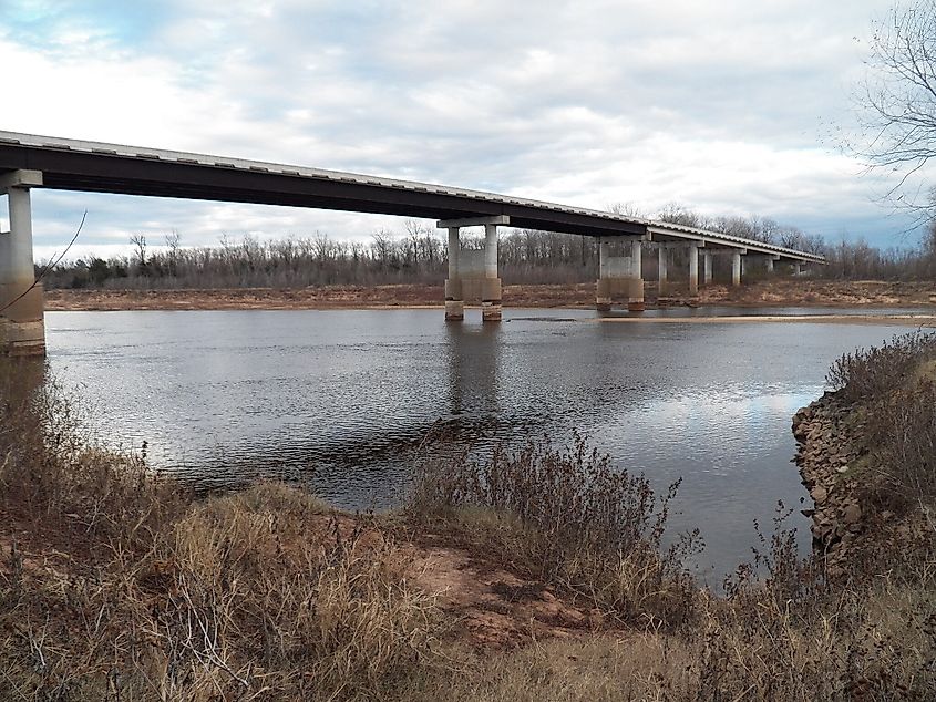 Red River near Lewisville, Arkansas.