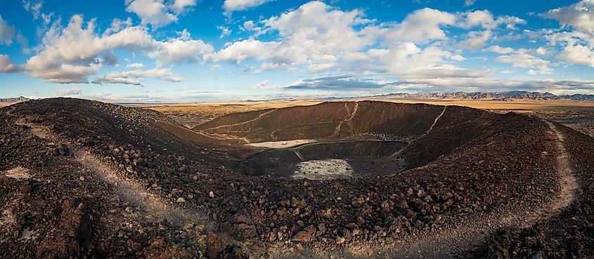 Amboy Crater in South Eastern California
