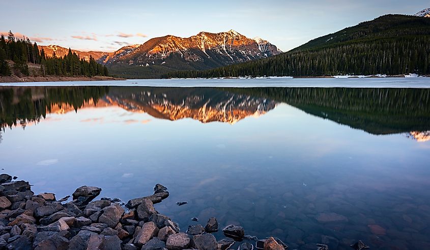 Mirror Lake near Bozeman, Montana