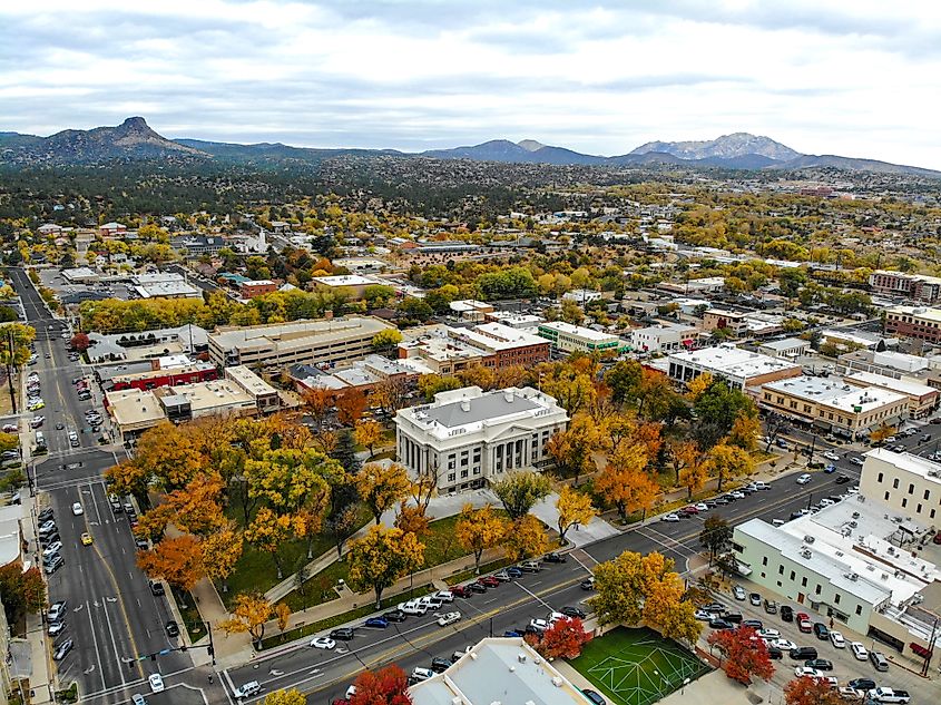 A fall day in Prescott, Arizona.