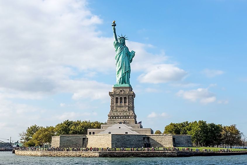 The Statue of Liberty in New York City