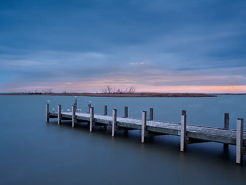 Lake Alexandrina in Milang, South Australia.