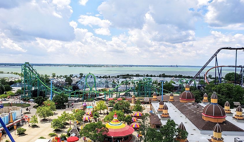 Cedar Point Amusement Park was originally built in 1870 and has been one of the top amusement parks in the world with 72 rides, including 17 roller coasters.