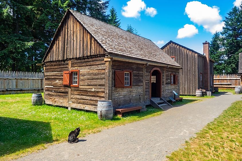 Fort Nisqually was an important fur trading and farming post of the Hudson's Bay Company in the Puget Sound area, part of the Hudson's Bay Company's Columbia Department.