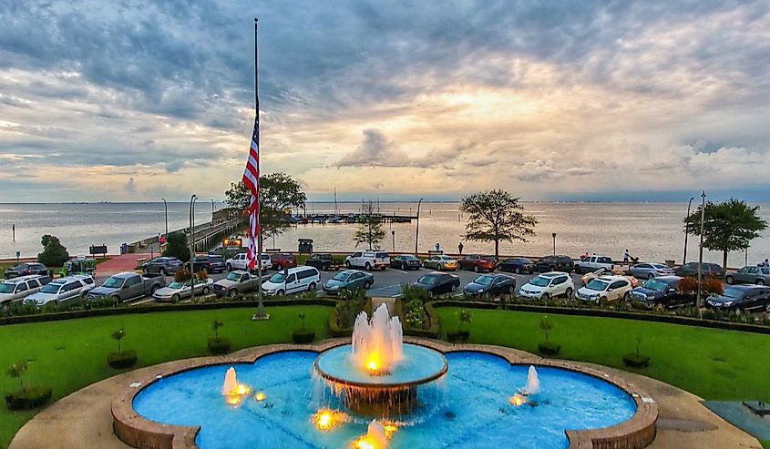 Fairhope municipal pier on Mobile Bay.