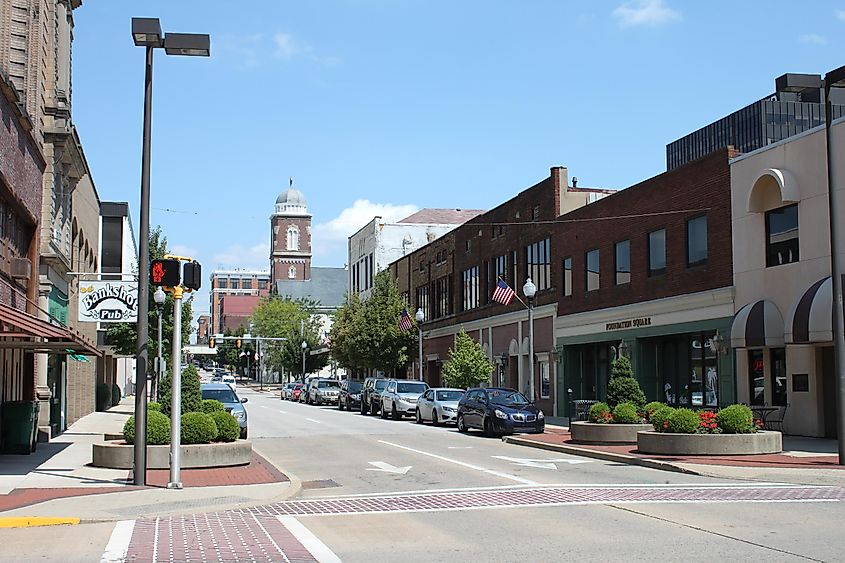 Downtown Parkersburg, West Virginia.