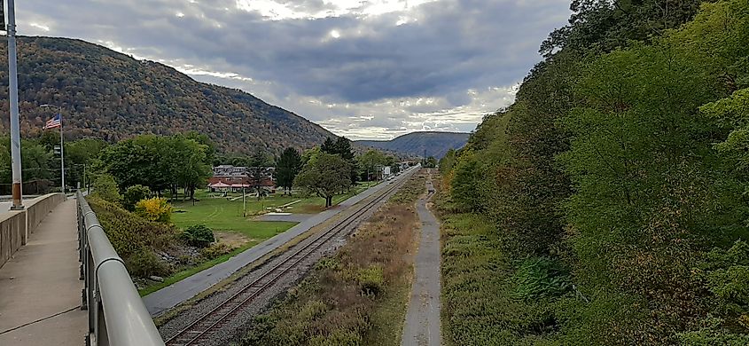 Renovo, PA from Susquehanna Ave