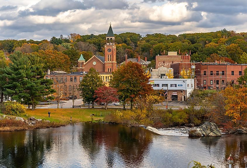 The scenic cityscape of Putnam, Connecticut.