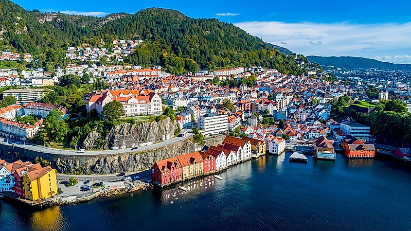 Old town of Bergen, Norway