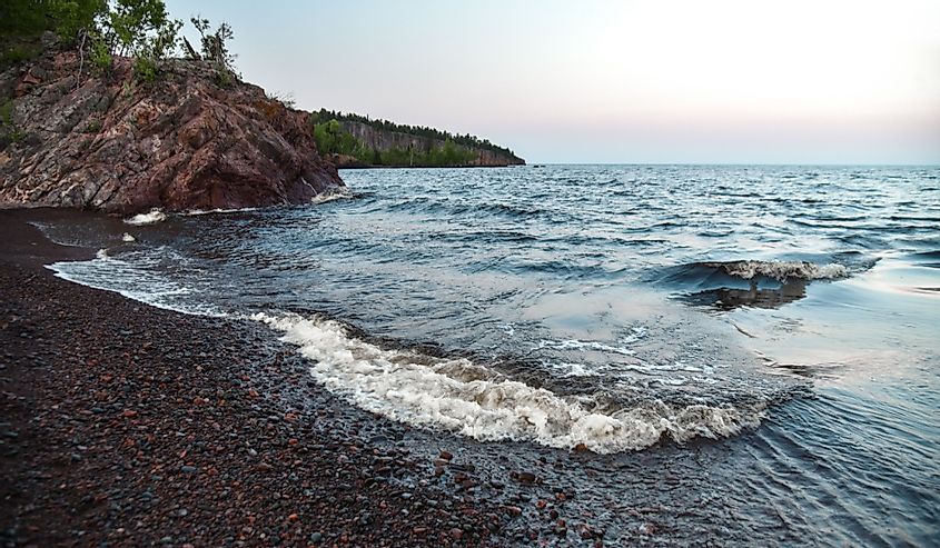 Tettegouche State Park on the north shore of Lake Superior in Minnesota