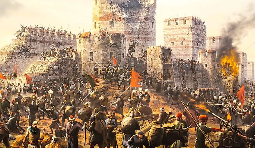 Fall of Constantinople in 1453