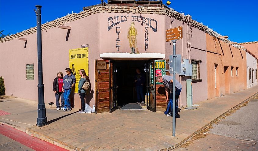 Mesilla, New Mexico, gift shop exterior.