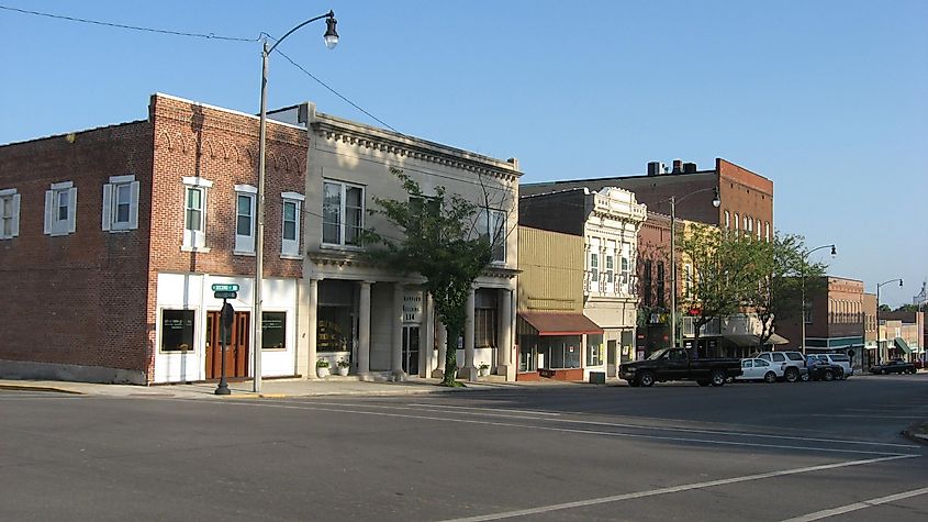 Second Street in Downtown Greenville