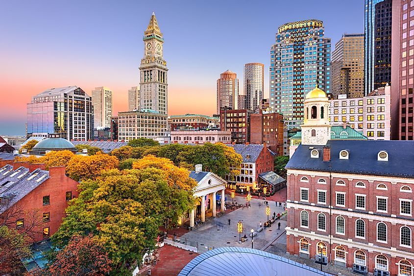 Boston, Massachusetts, in fall.