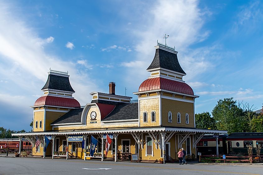 North Conway Railway Station in North Conway, New Hampshire