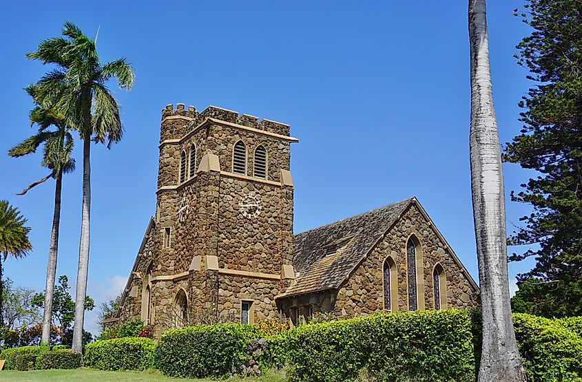 The Makawao Union Church in Maui, Hawaii