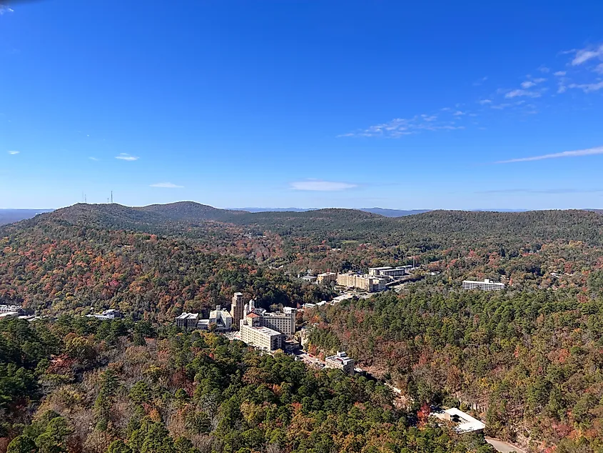 Hot Springs National Park near Piney, Arkansas.