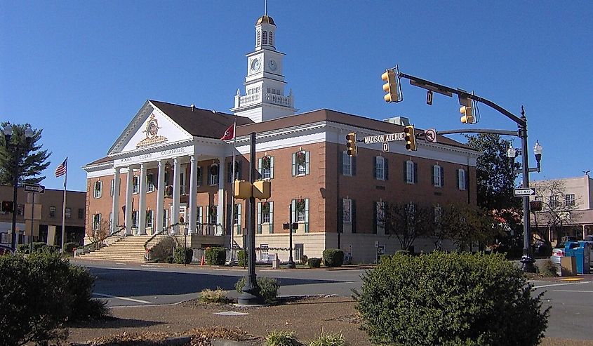 McMinn County Courthouse in Athens, Tennessee. 