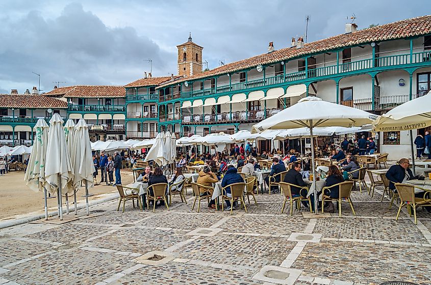 Plaza Mayor of Chinchon, Spain.