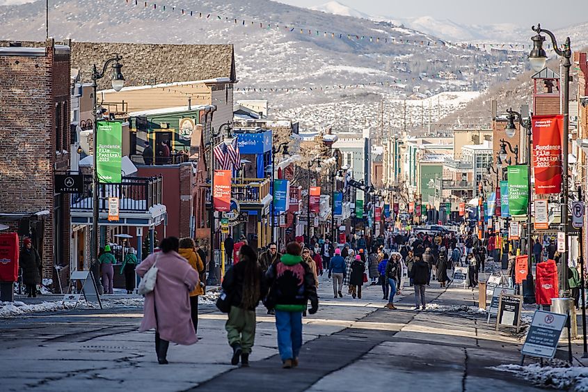 Main Street in Park City, Utah