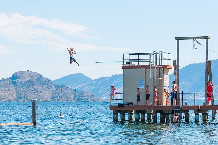 Okanagan Lake.